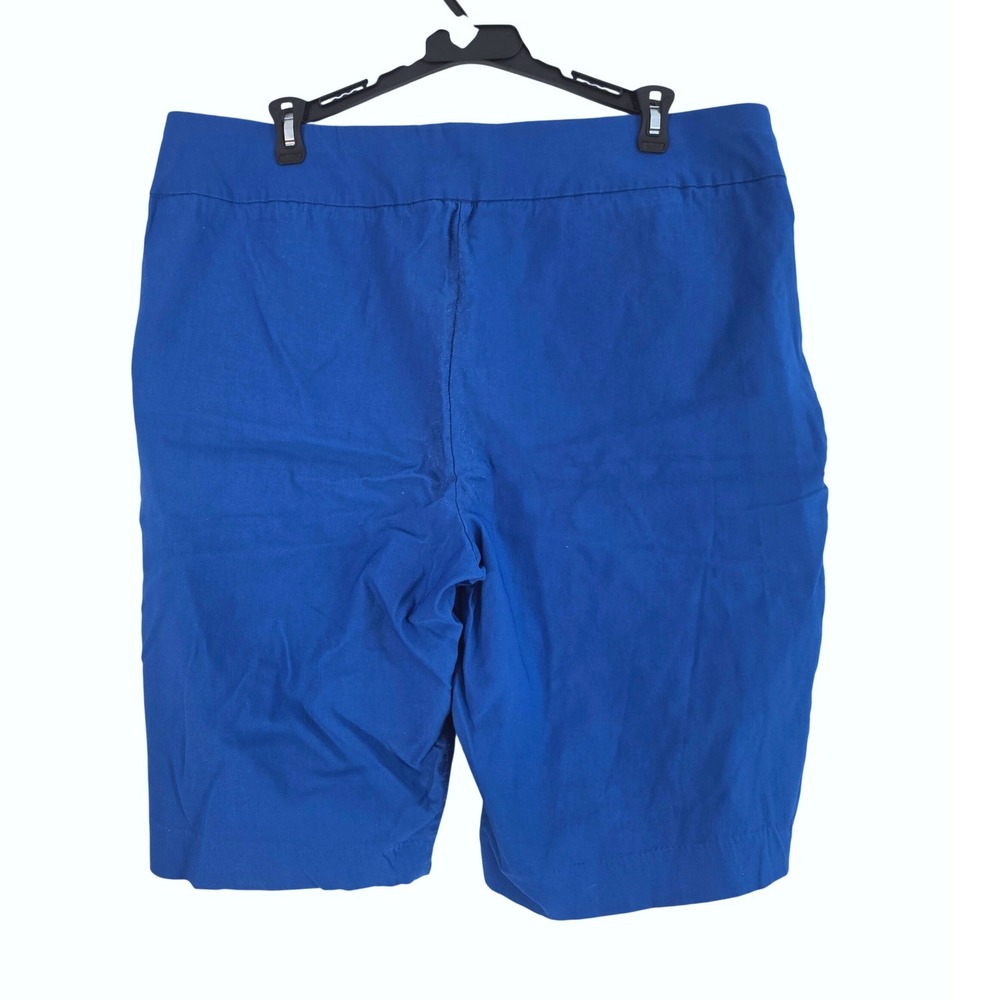 Grace The Perfect Fit Blue‎ Capri Shorts Womens Plus Size